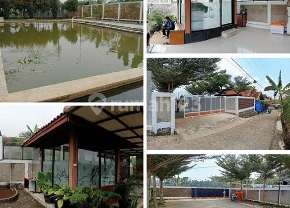 Jual villa bersih minimalis siap huni udara sejuk dekat pemukiman warga view pegunungan dan sawah cimaung 