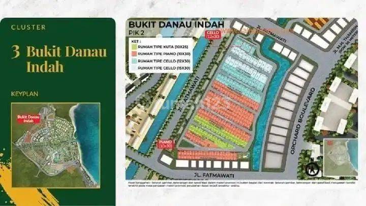 Termurah Kavling Pik2 300m² Bukit Danau Indah 2