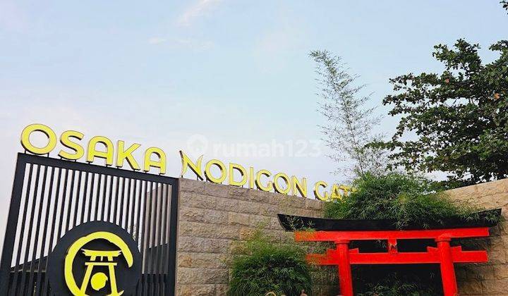 Osaka Nodigon Gate Rumah Konsep Jepang Lahan Parkir Luas 2