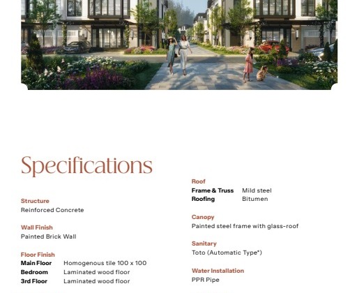 Rumah Paris Bellefont East The Springs Summarecon Serpong 2