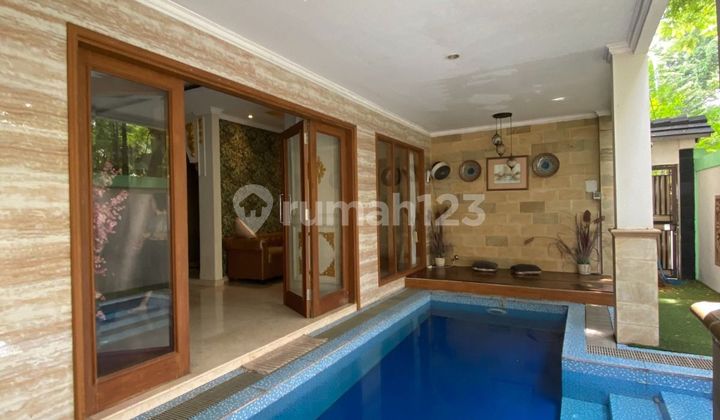 Well-Maintained House @ Bintaro Sector 9 with Swimming Pool Well-Maintained House @ Bintaro Sector 9 with Swimming Pool