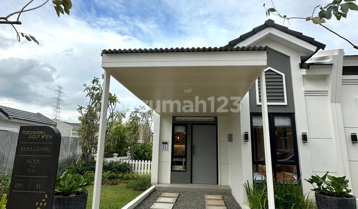 Hunian Modern Klaster Khaya Type Ivory Podomoro Golf View Cimanggis Depok