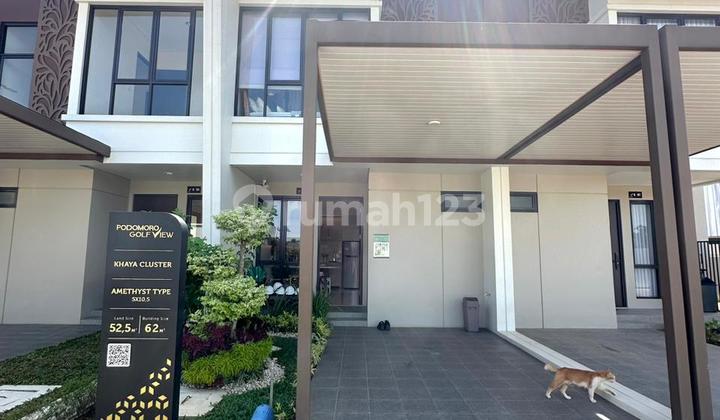 Hunian Modern Klaster Khaya Type Amethyst Podomoro Golf View Cimanggis Depok