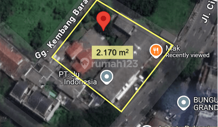 Ruang Usaha Hitung Tanah Di Pinggir Jl Ciputat Raya, Kebayoran Lama, Jaksel 2