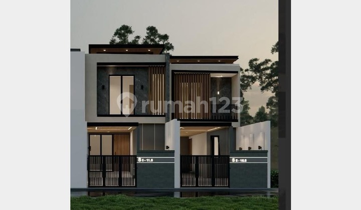 Rumah Baru Gress, 2 Lantai, Modern Tropical, Semolowaru, Surabaya 2