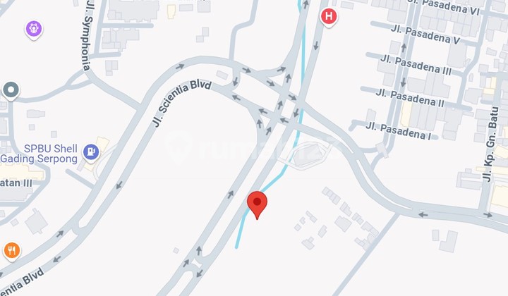 [No CoBroke] Commercial Land Plot Pasadena Serpong Strategic Location Can Have 3 Facades Facing Northwest North Suitable for Business and Enterprise