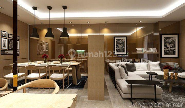 Apartemen Essence Darmawangsa 3 Kamar Tidur Bagus Furnished BU 1