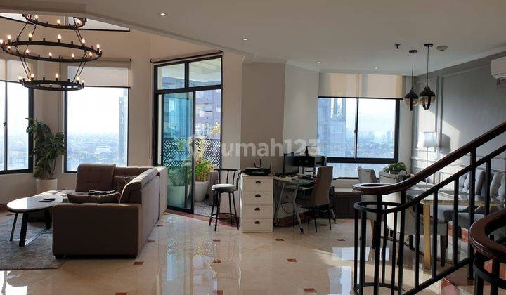 Penthouse Apartemen Permata Gandaria 4 Kamar Tidur Sudah Renovasi Furnished 1