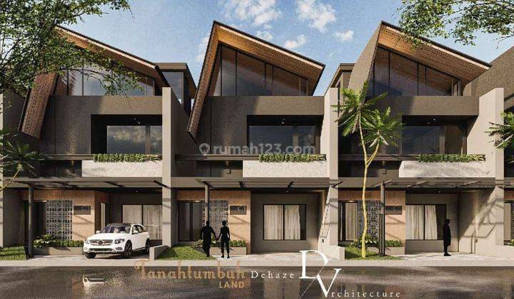 Rumah konsep modern di lingkungan tenang dan asri 1