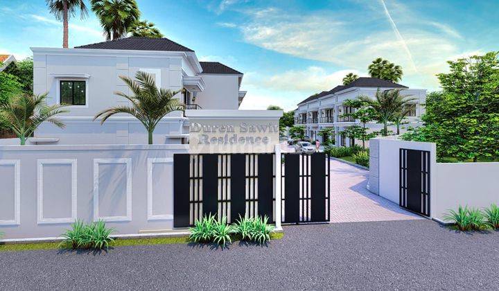 Rumah town house indent bisa reques layout dan desain 1