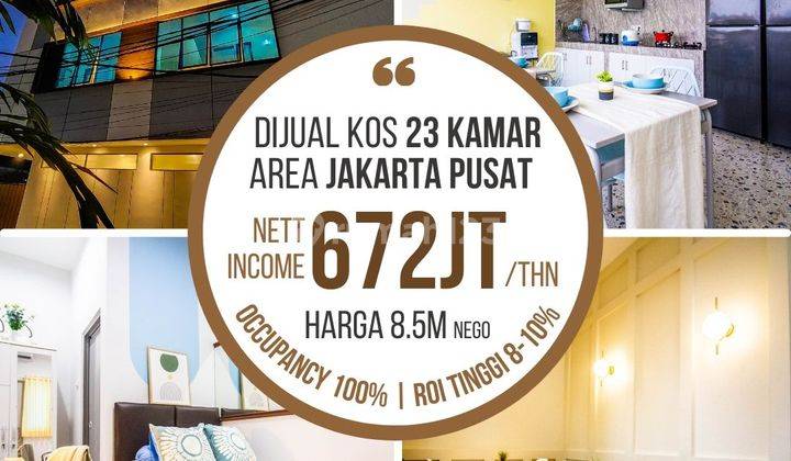 Rumah kos 23 kamar  strategis dekat halte gajah mada jakarta pusat 2