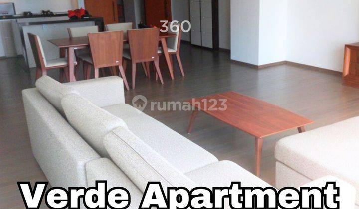 Disewa Apartemen Verde One 3bedrooms Uk191 M2 Furnsihed At Jakarta Selatan  1