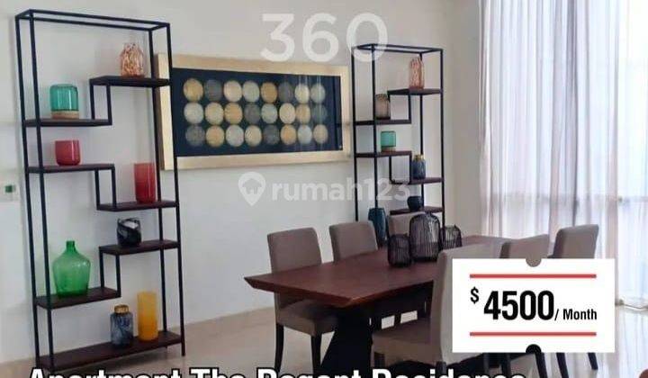Disewa Apartemen The Regent Residence 3BR uk 251m2 Elegant Full Furnished at Jakarta Selatan 1