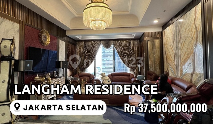 Dijual The Langham Residence Apartemen 3BR UK360m² Furnished at SCBD Jakarta Selatan
