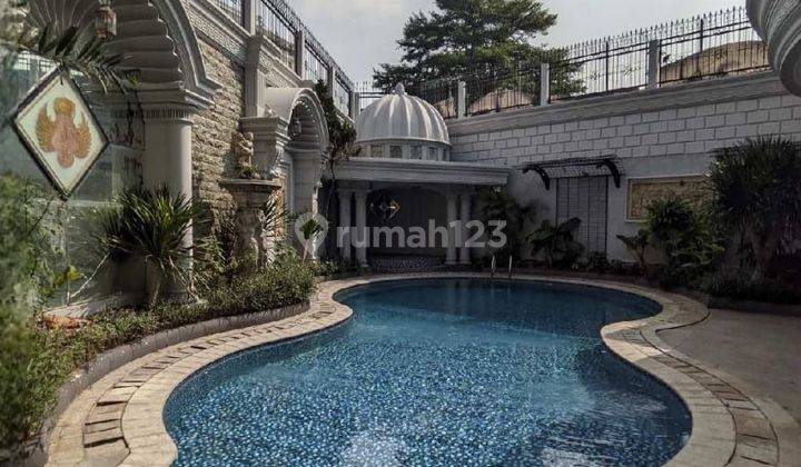 Rumah Menteng American Clasic, 2Lt, basement, marmer, S.Pool 1