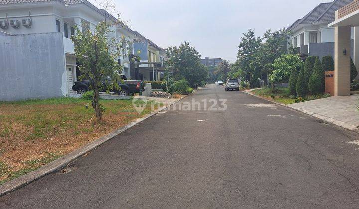 Kavling alam sutera 360m huk, murah,  jalan besar, timur laut, exclusive 2