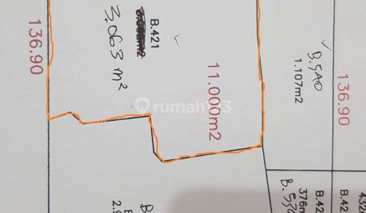 Kavling Industri 1.1ha Cikande Serang Panjang 83.5m Lebar 136m 2