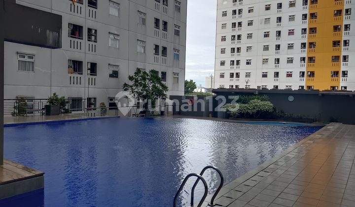 Green Pramuka Apartment Tower C, 21st floor. Fully furnished, near the mall and very strategic.