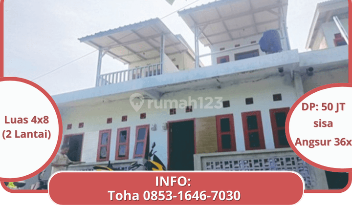 Dijual Rumah Minimalis 2 Kamar Tidur Rp. 85 Jt Dekat Sdn 1 Sidamulya 1