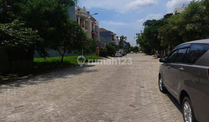 Kavling di Villa permata gading luas 200m, hadap selatan, jalan lebar, rp 25jt per meter. 2