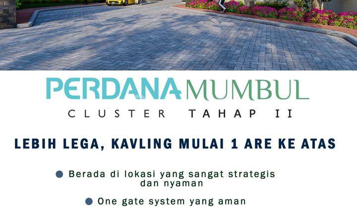 Rumah di Mumbul Cluster tahap II. One gate system 1