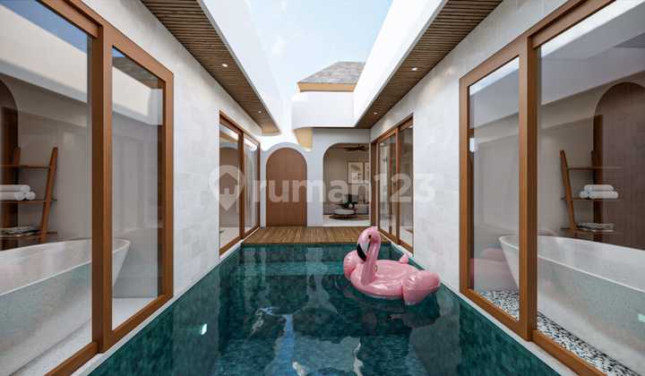 Villa Minimalis Dengan Design Santorini Pecatu Bali.