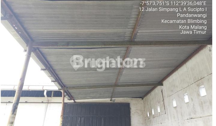 PRICE DROP!!! CITY WAREHOUSE IN LA SUCIPTO, PANDANWANGI, BLIMBING SUB-DISTRICT, MALANG