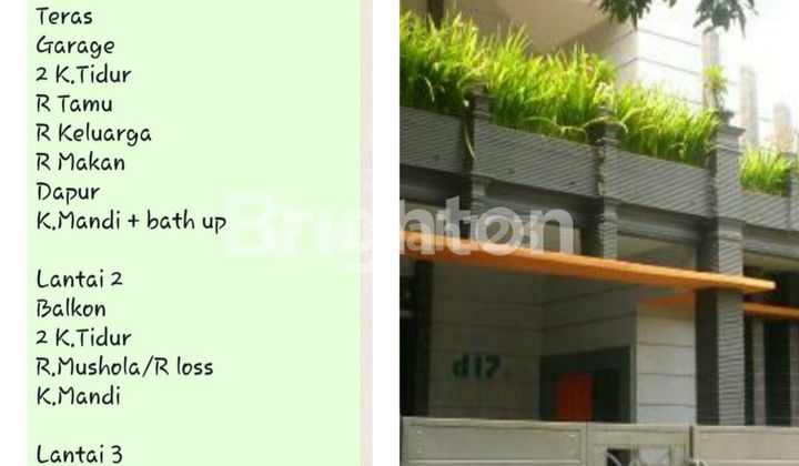RUMAH 3 LANTAI DI JL SENTANI TIMUR, SAWOJAJAR  2