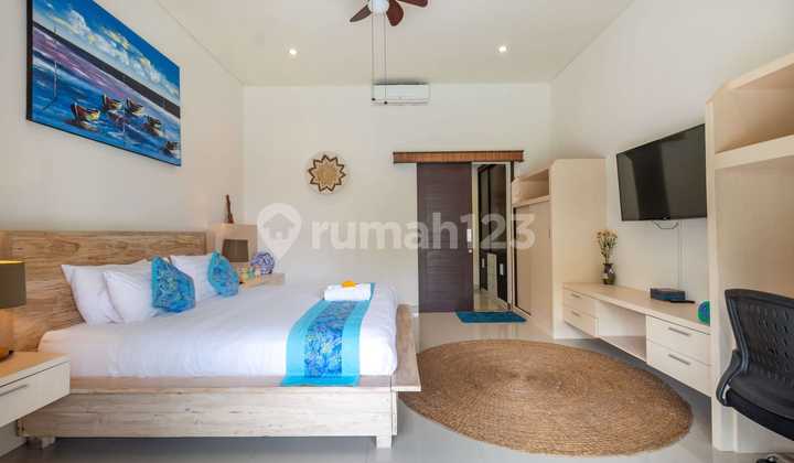 Dijual / Freehold : Krishna Villas 4 Bed, Sawah & Gunung View Pererenan, Bali