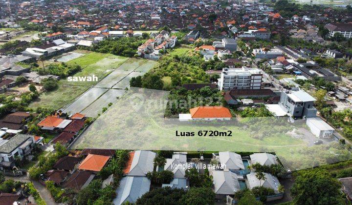 Freehold land for sale on Jalan Bidadari Main Seminyak with a view of rice fields 2