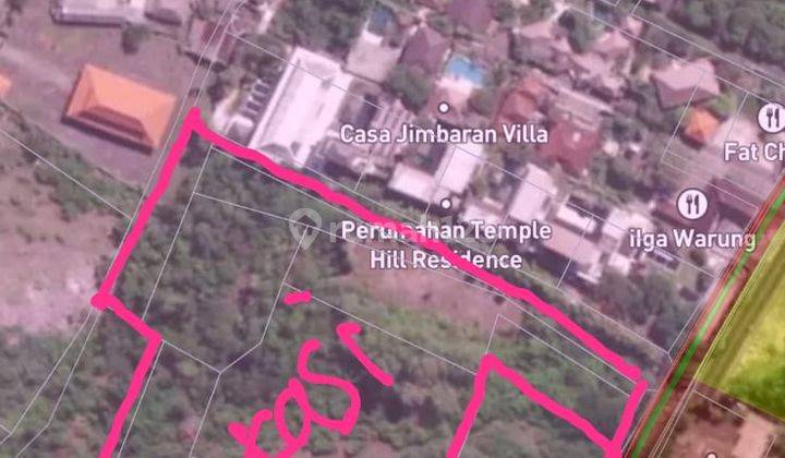 Di Kontrakan Tanah Lokasi Full View Jalan Utama Uluwatu Jimbaran Bali Lingkungan Villa Dan Hotel Di Area Jimbaran 2