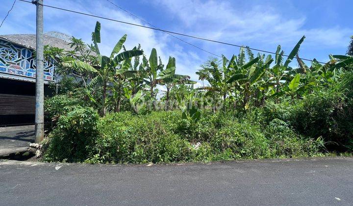 Strategic land for sale with rice field views in the villa & tourist area on Jalan Tumbak Bayuh ~ Canggu - North Kuta. 2