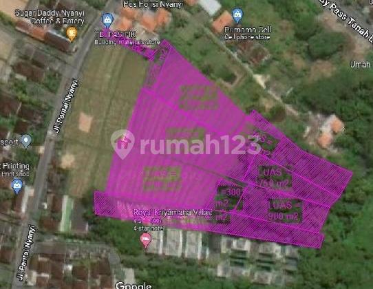 Dijual Tanah Los Sungai (Riverside) & View Sawah di Jalan Pantai Nyanyi Tabanan - Bali Dijual Tanah Los Sungai (Riverside) & View Sawah di Jalan Pantai Nyanyi Tabanan - Bali