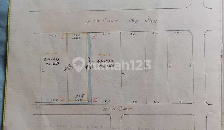 Disewakan Tanah Premium Lokasi Jl Utama Gatsu Barat Kerobokan Badung Bali