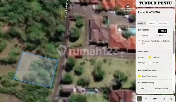 For Sale Fast Land in Balangan Beach Area - Bali For Sale Fast Land in Balangan Beach Area - Bali