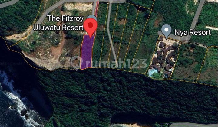 For Sale Small Cliff Land in Uluwatu, Direct Ocean View