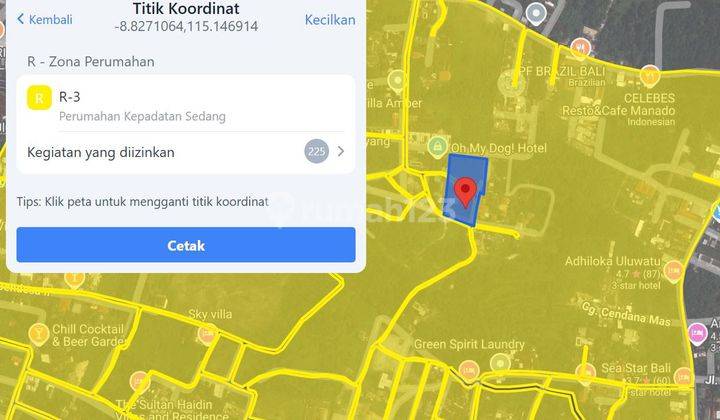 Land For Rent Near New Kuta Golf Dreamland Beach Leasedhold 1