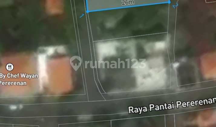 For Sale / Freehold: Premium Land 4.1 Are, Jl. Pantai Pererenan, Badung, Bali