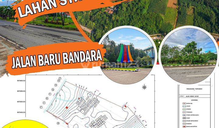 Dijual lahan komersial 12 hektar Jl. Noerdin Pandji, Palembang  1