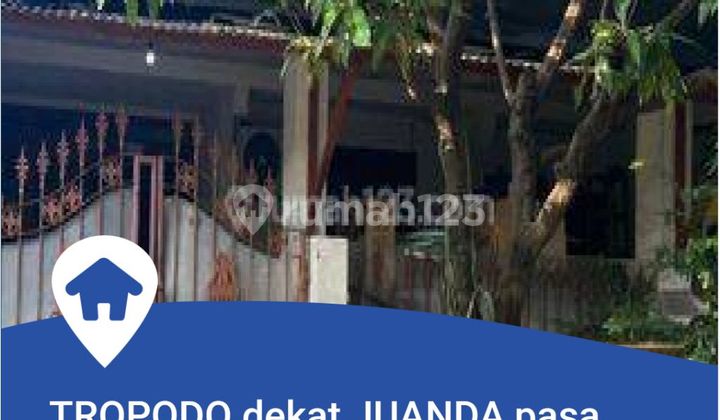 TROPODO dekat RUNGKUT INDUSTRI. WADUNG ASRI, rumah 1 1/2 Lt 1