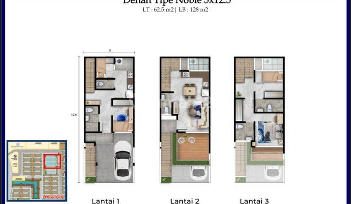 Rumah Victoria Residence 5x12,5 Pik 2 Termurah 3 Lantai Bisa Kpr 2