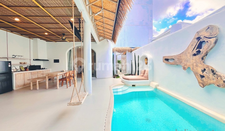 Villa 2br Tropis Modern Santorini Di Jimbaran Bali, 155.0 M² SHM