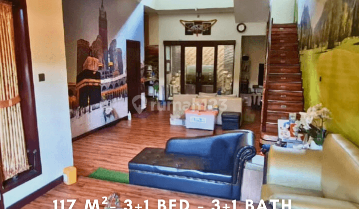 Luxury 2-Story House with 3+1 Bedrooms in West Denpasar Bali, Furnished with SHM