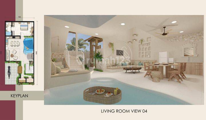 Dijual Villa 2 Beds, Area Object Wisata Terkenal  Di Uluwatu 1