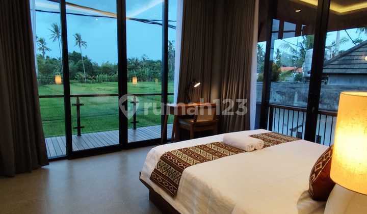 Vila Baru Ready Unit Di Ubud Bali, View Sawah - Furnish, Freehold