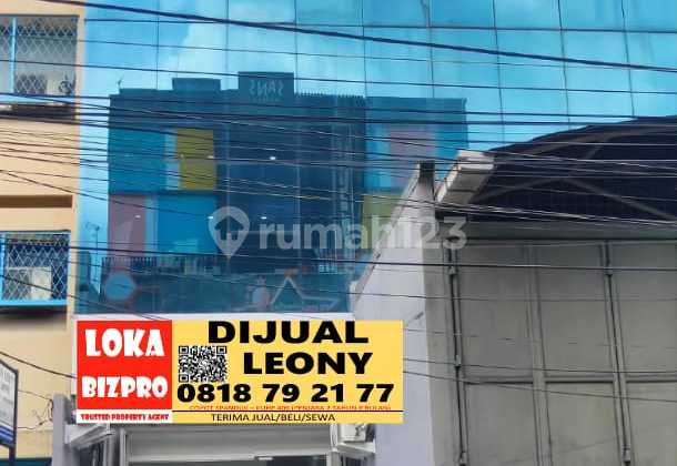 Jual cepat ruko jl Biak Cideng Jakarta Pusat kondisi 5 lantai rapi