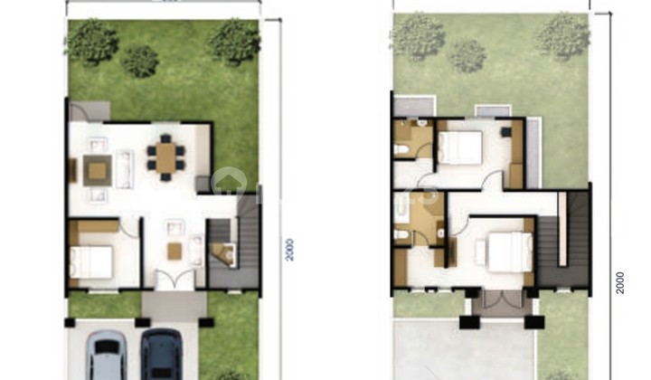 For Sale 2-Story Land Hook Unit with Spacious Land in Noble Cove, Pasir Putih, Batam Center 2