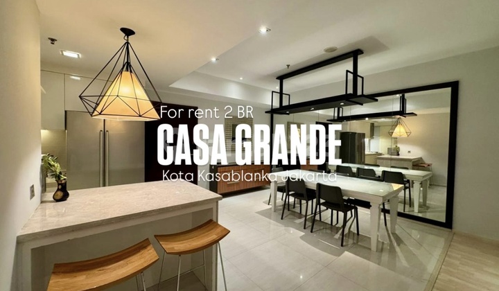 Casa Grande For Rent 2 + 1 BR Furnished Casablanca Jakarta