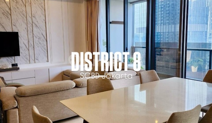 District 8 For Sale 2 + 1 BR Furnished Senopati Jakarta Selatan