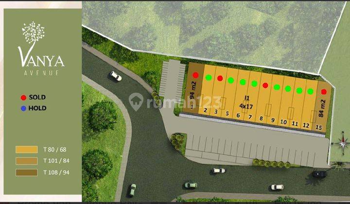 Ruko terbaru hadap jalan Vanya Avenue, Vanya Park, BSD City 2